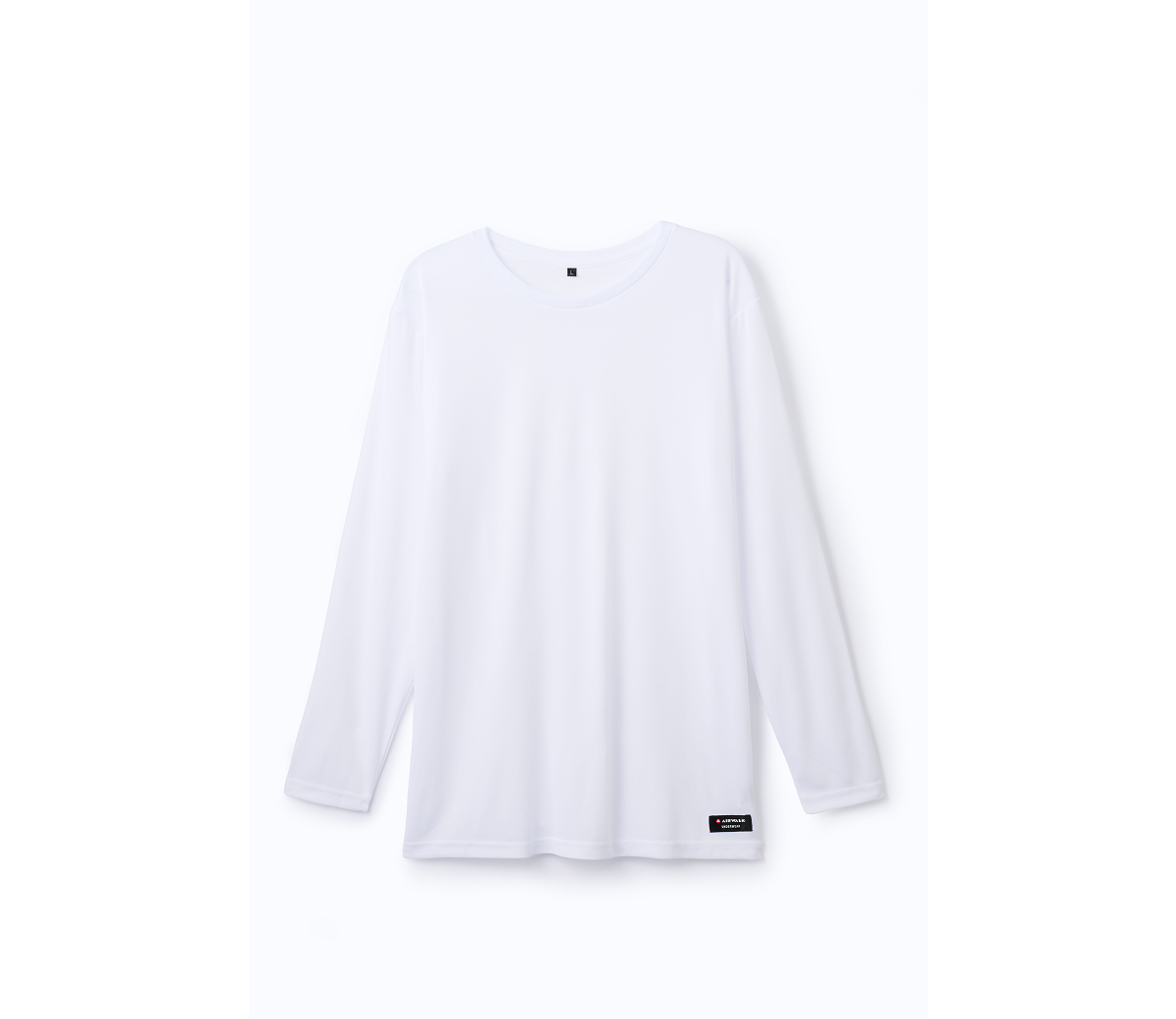 長袖丸首Tシャツ